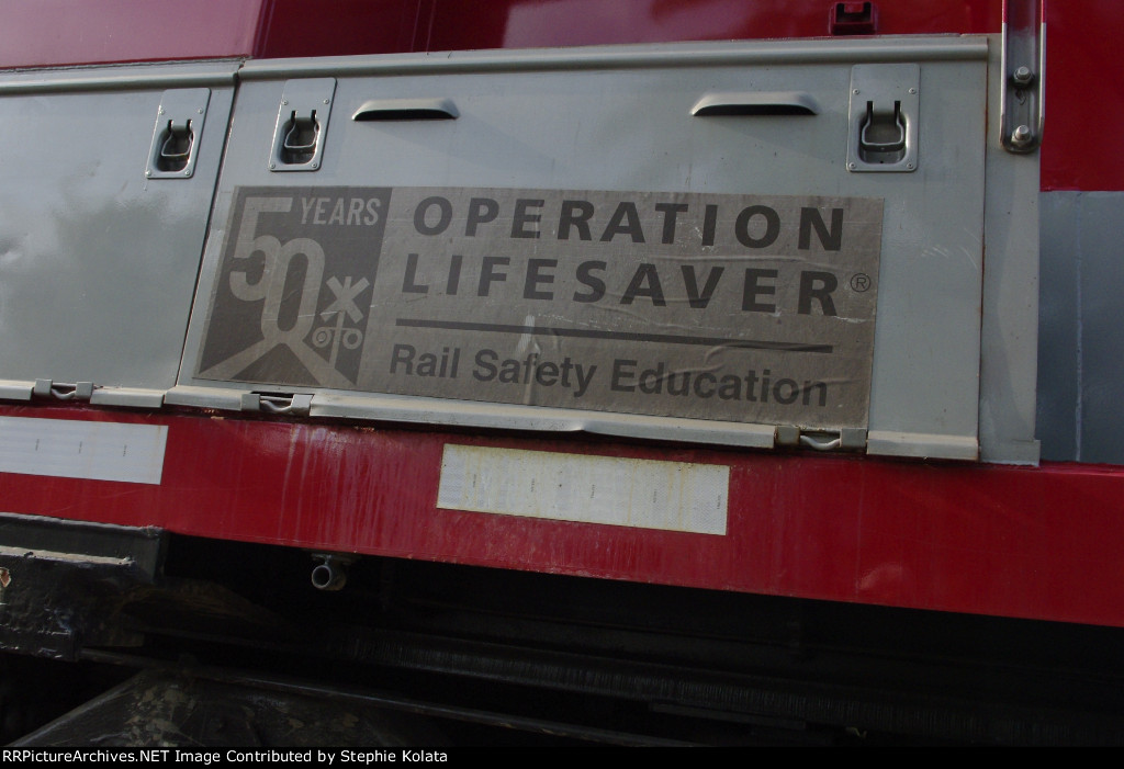 OPERATION LIFESAVER 50 YRS SIGN